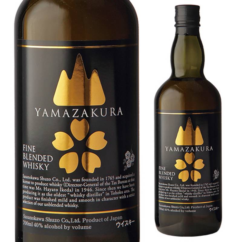 笹の川 山桜 黒ラベル　カバタッピ80号掲載商品