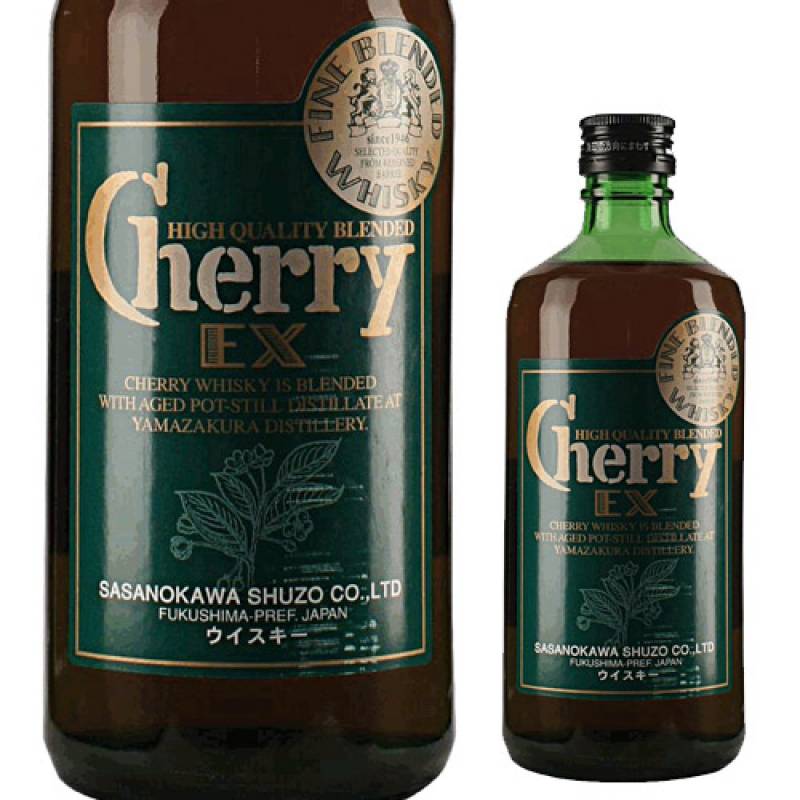 笹の川 チェリーウイスキーEX 500ml <br>ジャパニーズ ウイスキー cherry whisky EX japanese whisky[長S]