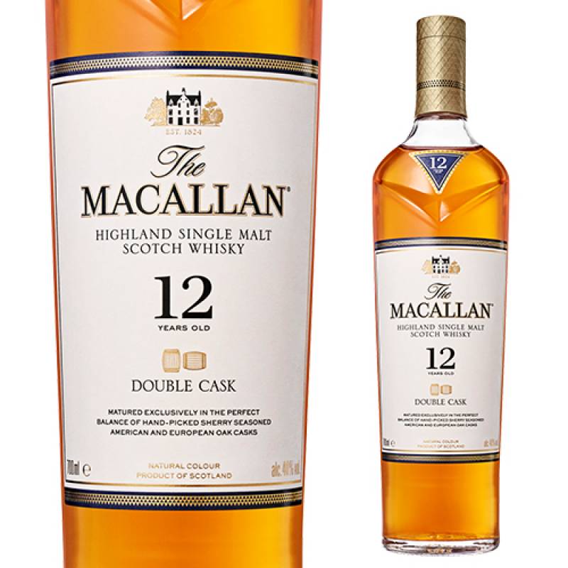 ザ・マッカラン　１２年　ダブルカスク　新品　箱付き 正規品］ザ・マッカラン ダブルカスク 12年 40° 700ml | 酒の