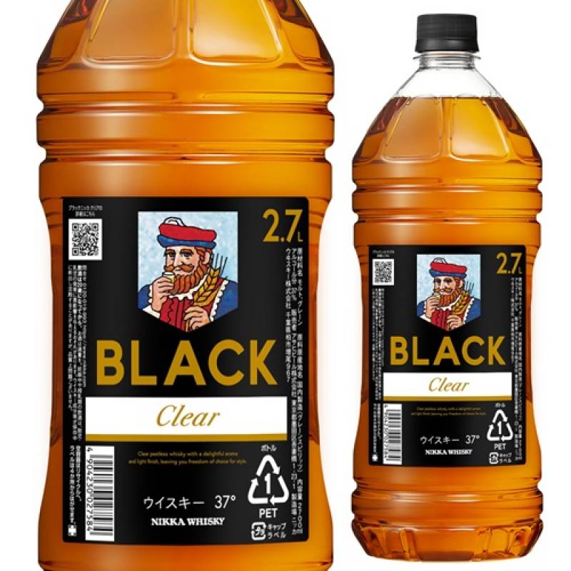 送料無料】ニッカ ブラックニッカ クリア 37度 4000ml 4L ジャパニーズ