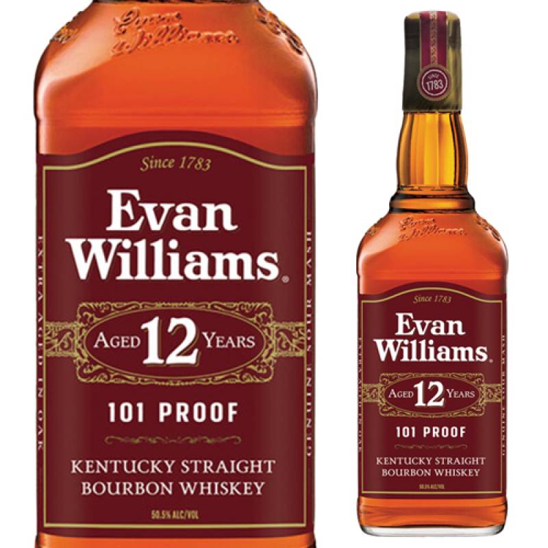 【古酒】Evan Williams バーボンウイスキー 750ml エヴァンウィリアムズ 12年 50.5度 750ml バーボン ウイスキー 長S