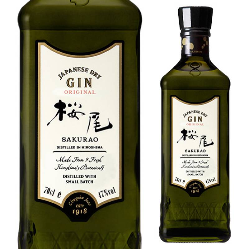 桜尾 ジン 700ml 中国醸造 オリジナル SAKURAO GIN ORIGINAL 長S
