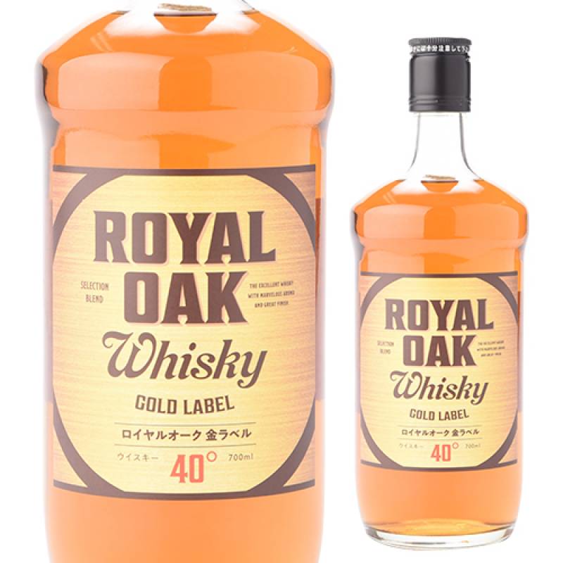 ロイヤルオーク 金ラベル gold label  ウイスキー 700ml ジャパニーズ ウイスキー royal oak japanese whisky