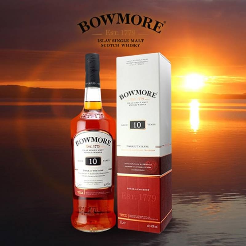 ボウモア10年 ダーク&インテンス 1000ml 40度 アイラ スコッチ