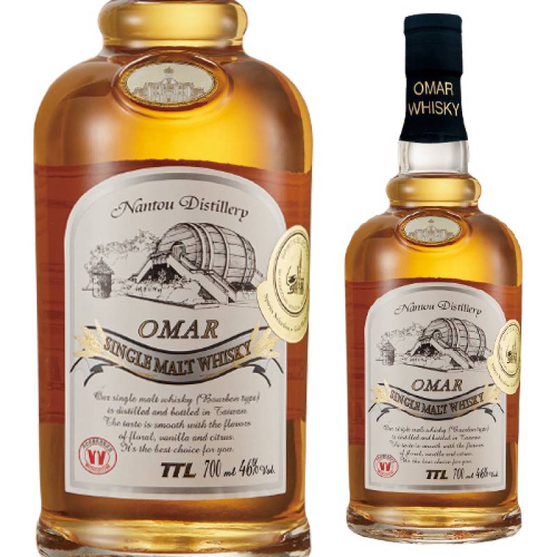 オマー バーボンカスク 700ml 46度 シングルモルト 南投蒸溜所 台湾