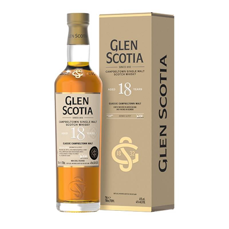 グレンスコシア18年 46度 700ml スコッチ ウイスキー キャンベルタウン シングルモルト glen scotia scotch whisky 箱入 ギフト 長S