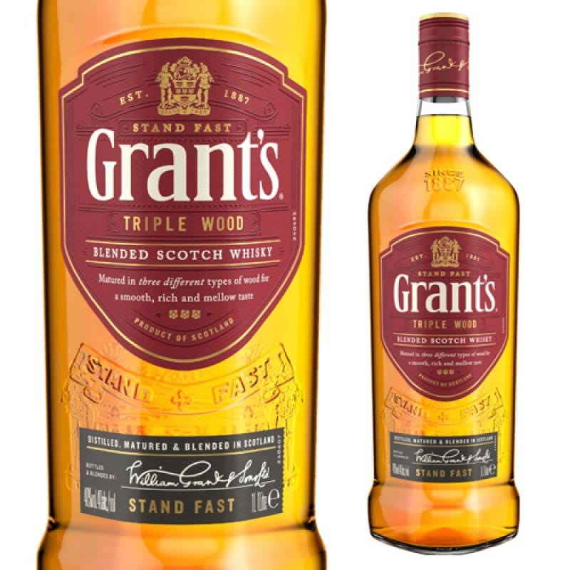 グランツ トリプルウッド（旧：ファミリーリザーブ） 40度 1000ml スコッチ ウイスキー grants triple wood scotch whisky[長S]