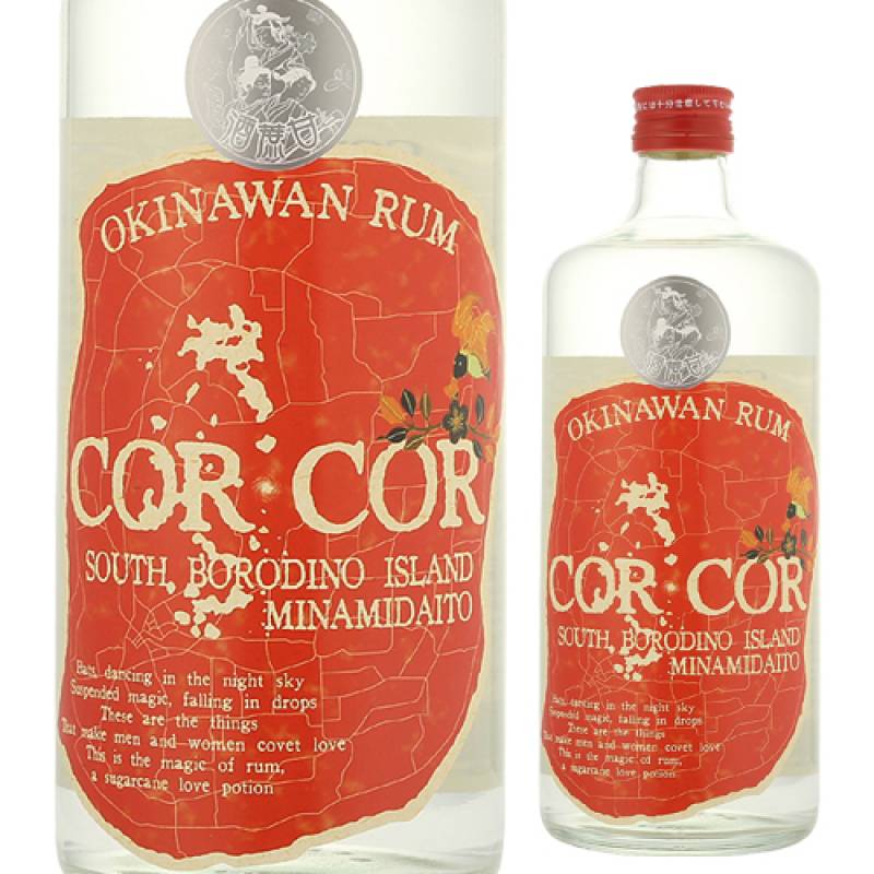 コルコル 40°沖縄ラム 720ml 赤ラベル