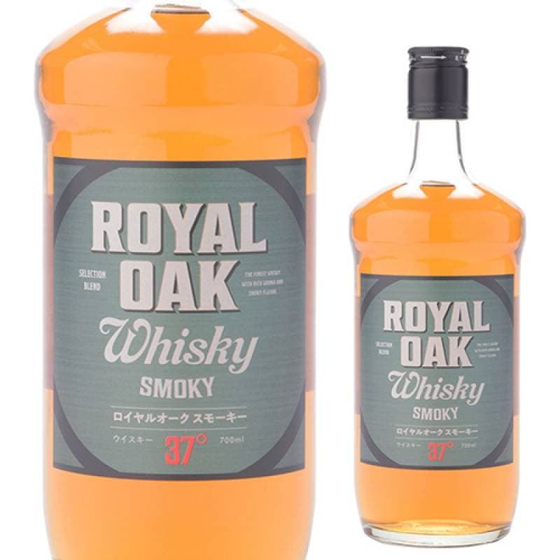 【12本までで1梱包】 ロイヤルオーク ピーテッド ウイスキー 37度 700ml [長S] ジャパニーズ ウイスキー royal oak japanese whisky ウィスキー