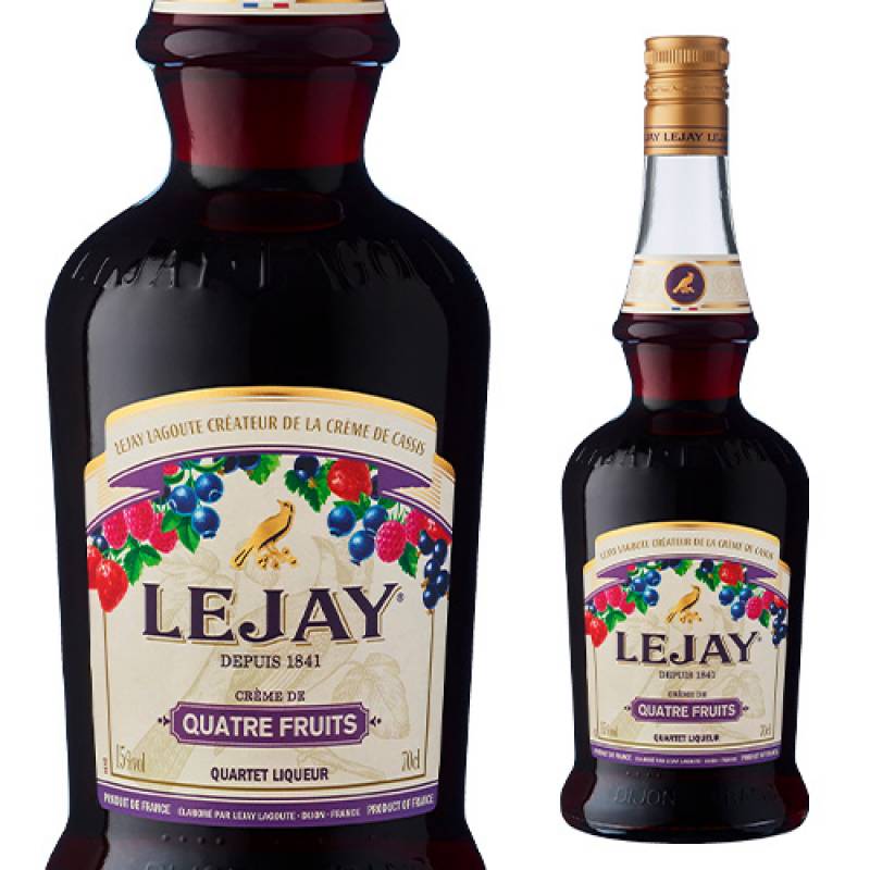 ルジェ クレーム ド カルテット フルーツ 15度 700ml  liq_LEJAY_YLJQA3