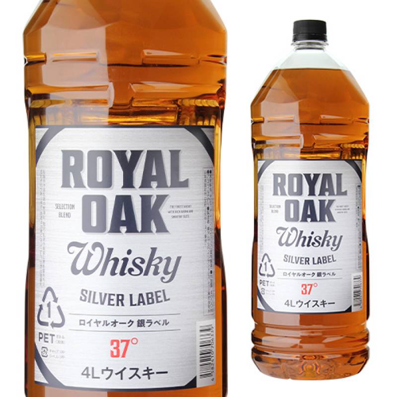 ロイヤルオーク 銀ラベル silver label ウイスキー37度 ジャパニーズ ウイスキー royal oak japanese whisky