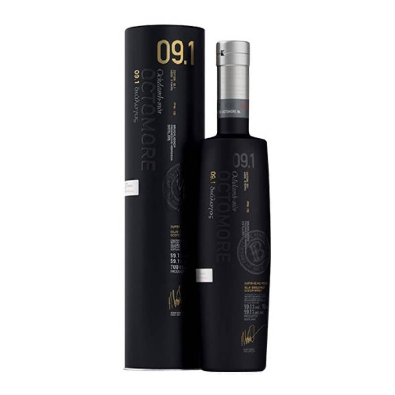 【希少】オクトモア Octomore 09.1 700ml ウイスキー 未開封 オクトモア 09.1 スコティッシュ バーレイ 700ml 59.1度 156ppm 100