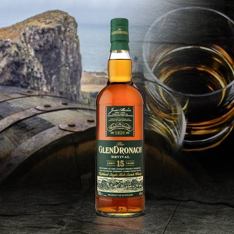 GLENDRONACH Revival 15年 & Original 12年 Glendronach Glendronach 15 Yo Revival 46 Cl 70-700 ml