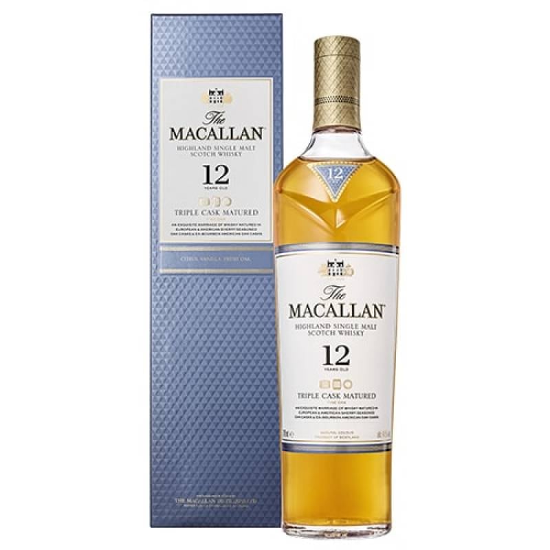 【数量限定】ザ マッカラン トリプルカスク 12年 700ml 40度 シングルモルト スペイサイド スコッチ ウイスキー THE MACALLAN TRIPLE CASK 12YEARS OLD