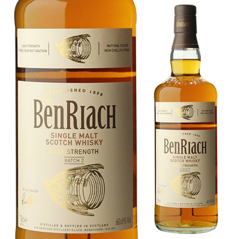 ベンリアック カスクストレングス バッチ2 700ml 60.6度 スペイサイド