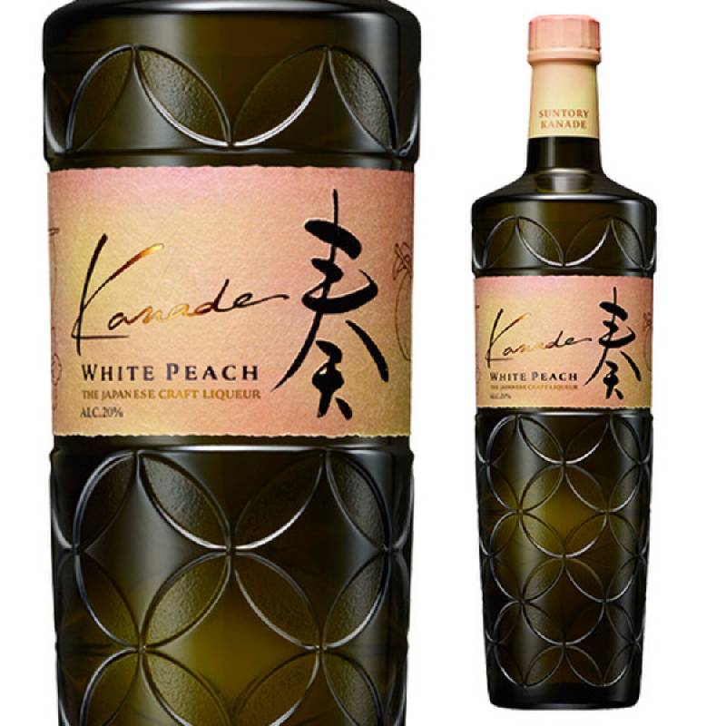 奏 kanade 白桃 ジャパニーズ クラフト リキュール 700ml 25度 サントリー 国産 和素材 カクテル 長S