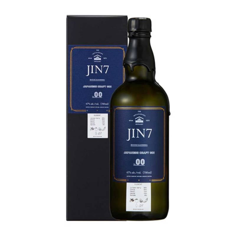 JIN7 series 00 ジンシチ ジャパニーズ クラフトジン 700ml 47度 大山