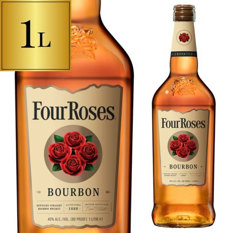 フォアローゼズ イエロー 1000ml 40度<br>バーボン ウイスキー Four Roses bourbon whisky 長S