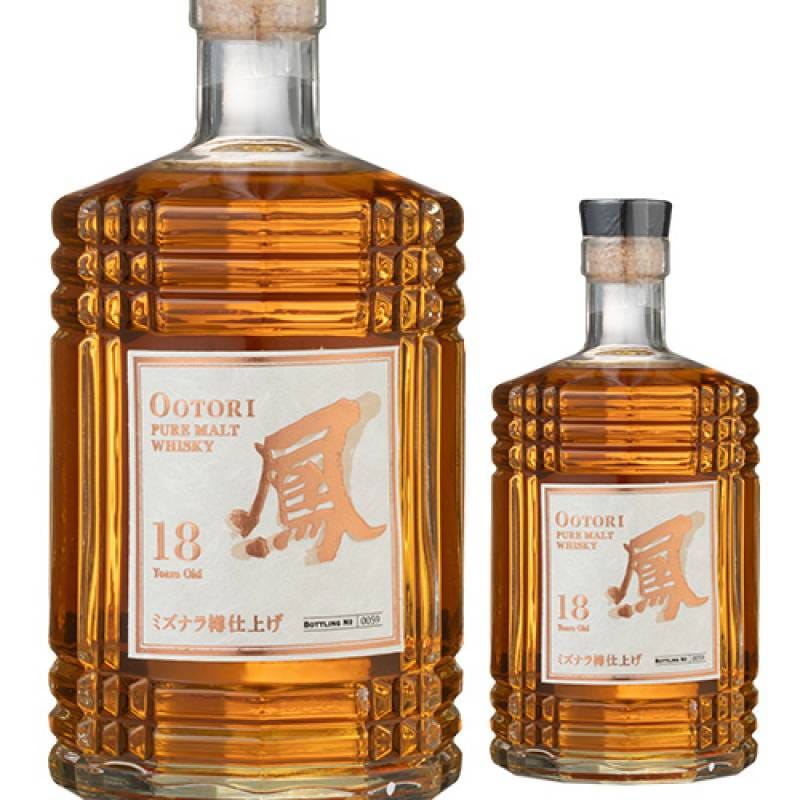 鳳 OOTORI 18年 ミズナラ樽仕上げ 700ml 43度 ジャパニーズ ピュア