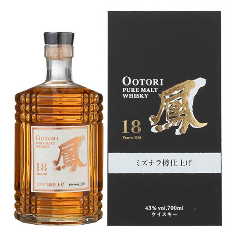 鳳 OOTORI 18年 ミズナラ樽仕上げ 700ml 43度 ジャパニーズ ピュア
