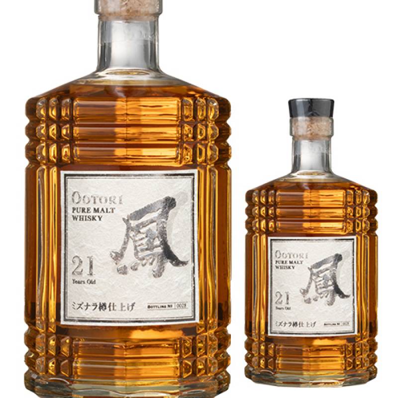 鳳 OOTORI 21年 ミズナラ樽仕上げ 700ml 43度 ジャパニーズ ピュア