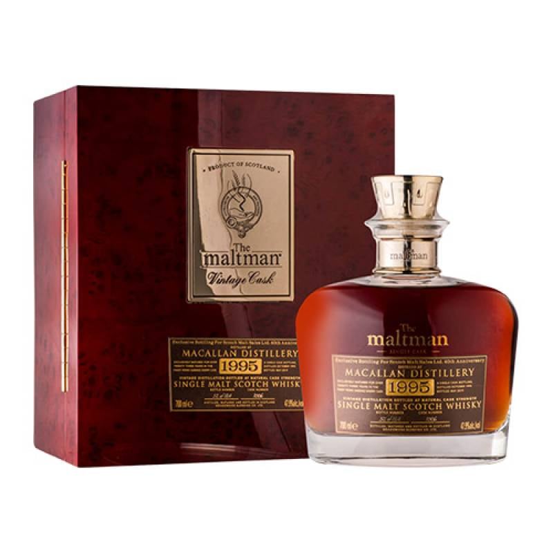マッカラン 1995 SMS40周年記念ボトル 47.9度 700ml ウイスキー シングルモルト スペイサイド ザ・モルトマン スコッチモルト販売 虎S