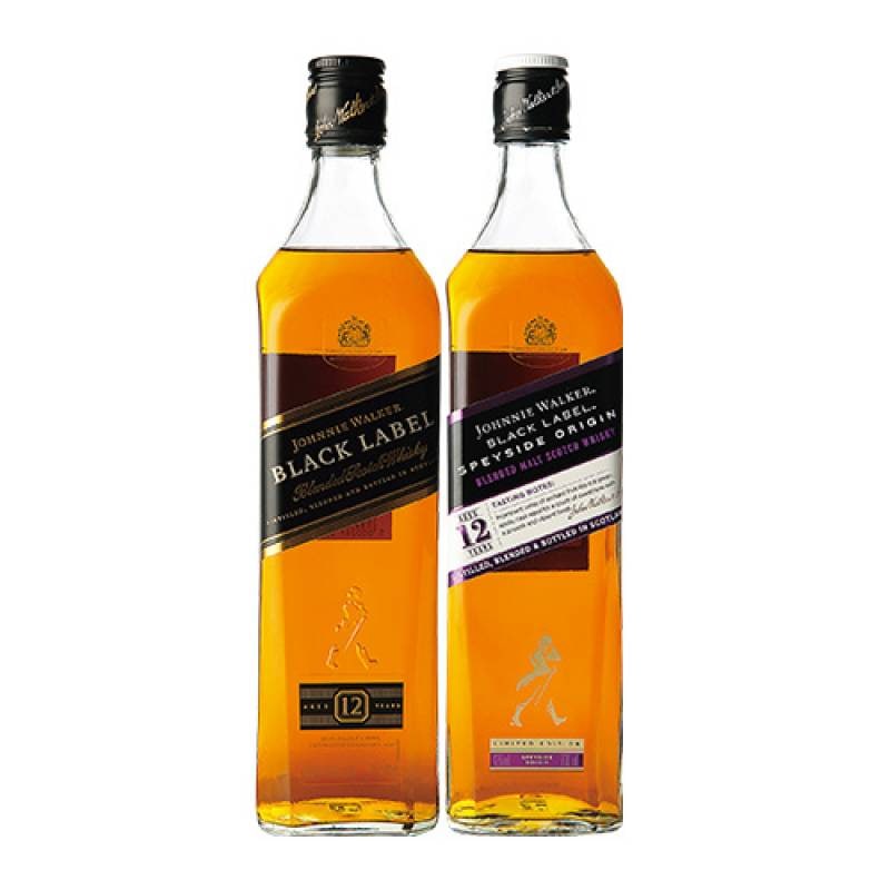 ジョニーウォーカー黒ラベル２本セット 700ml×2本 ジョニーウォーカー黒ラベル１２年 スペイサイドオリジン ウイスキー スコッチ
