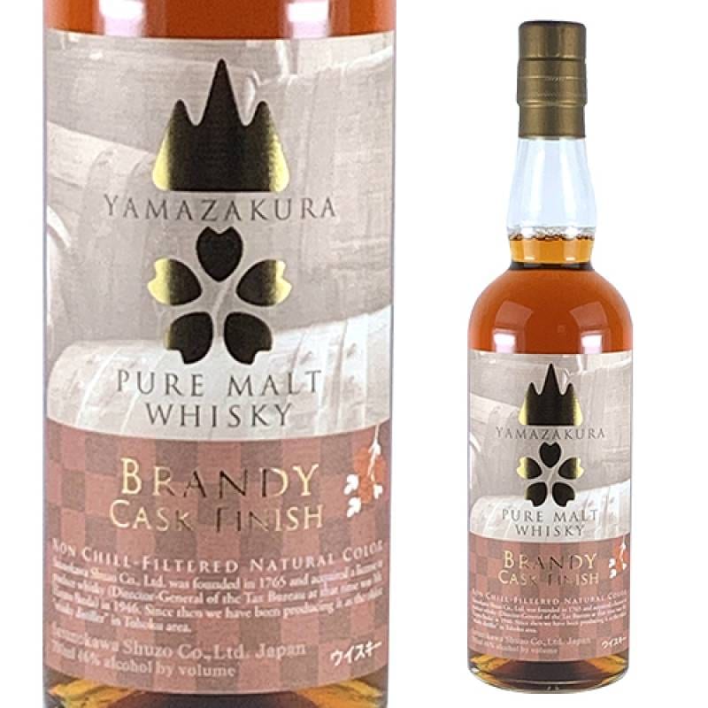 ピュアモルト山桜 ブランデーカスクフィニッシュ Y’sカスク 700ml 46度 笹の川酒造 ジャパニーズ ウイスキー