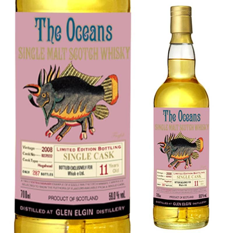 オーシャンズ グレンエルギン 2008 700ml 59度　スペイサイド シングルモルト ウイスキー