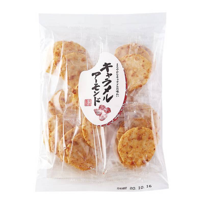 日の出屋 キャラメルアーモンドせん 20枚入り