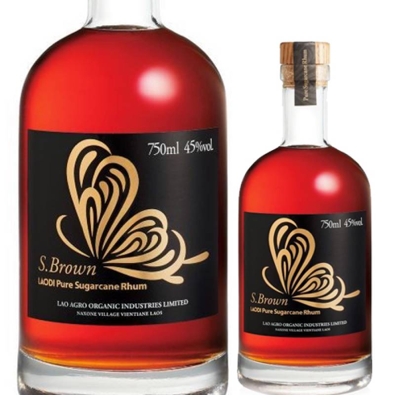 ラム ラオディ スウィート ブラウン 700ml 45度　ラオス ラム LAODI RUM 洋酒 スピリッツ 長S