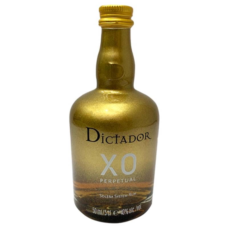 ディクタドール XO パーペチャル ラム 50ml 40度　ミニチュア コロンビア ソレラシステム Dictador RUM 長S