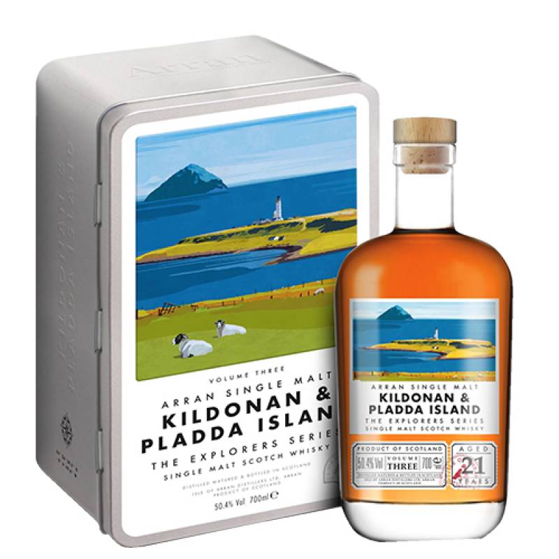 アラン キルドナン&プラダアイランド 21年 700ml 50.4度　シングルモルト アイランズ ウイスキー アラン蒸溜所 Arran whisky 長S