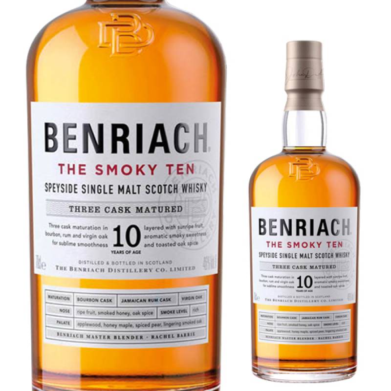 【3本セット】ベンリアック スモーキー10年12年 700ml モルトウイスキー 正規品 ベンリアック スモーキー 10年 700ml 46度 スコッチ