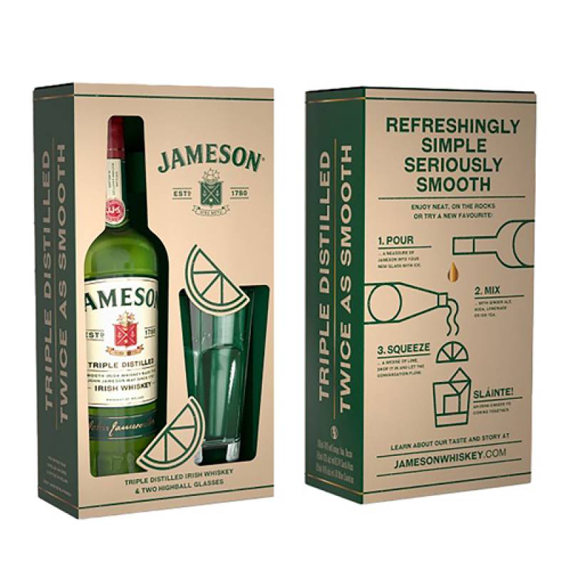Jameson アイリッシュウイスキー 700ml 2本セット 楽天市場】ジェムソン スタンダード オリジナルグラス2個つき
