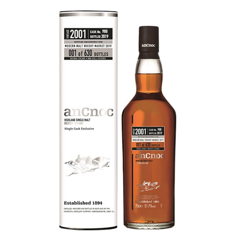 anCnoc 2001 シングルモルトウイスキー 限定品 アンノック [2001] スパニッシュオーク シェリーバット♯988MMWM2019