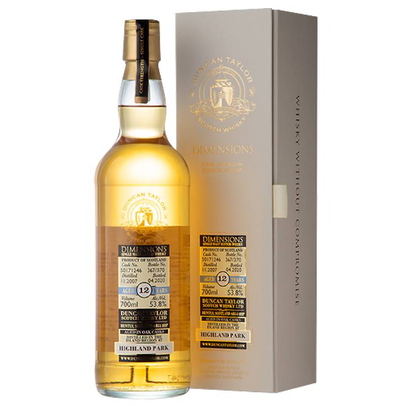 ダンカンテイラー ダイメンションズ ハイランドパーク 2007 12年 700ml