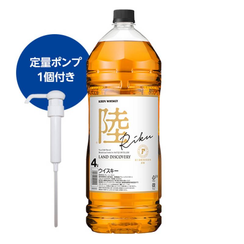 キリン ウイスキー 陸 4㍑ キリン ウイスキー 陸 PURE&MELLOW 4000ml 4L 50度 数量限定 定量