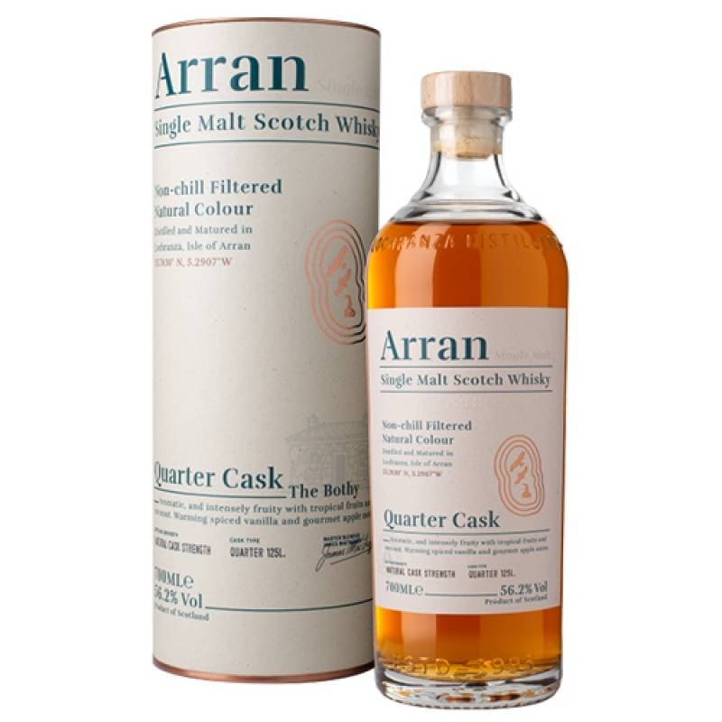 アラン クォーターカスク 700ml 56.2度　スコッチ アイランズ シングルモルト カスクストレングス ウイスキー 長S