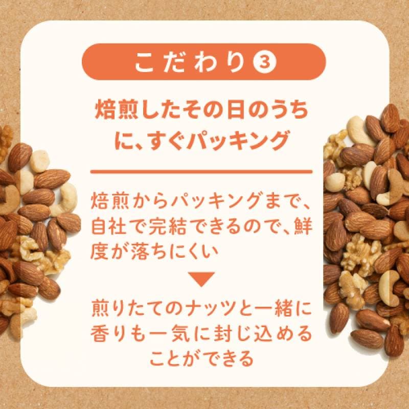 煎りたて素焼きミックスナッツ 700g 4袋 無塩 賞味期限2027年2月 素焼