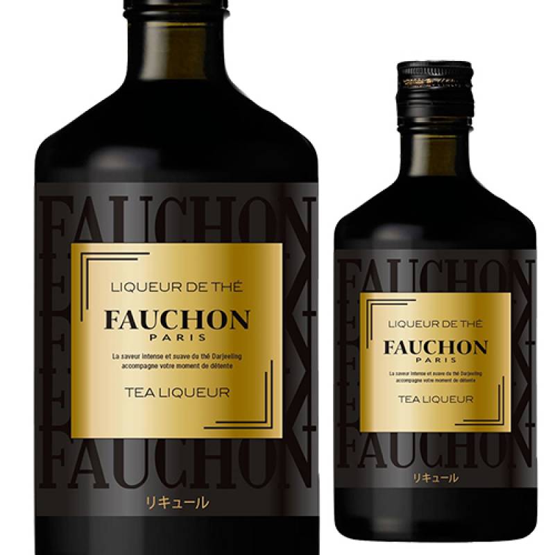 フォション ティー リキュール 500ml 24度<br>FAUCHON 紅茶 長S