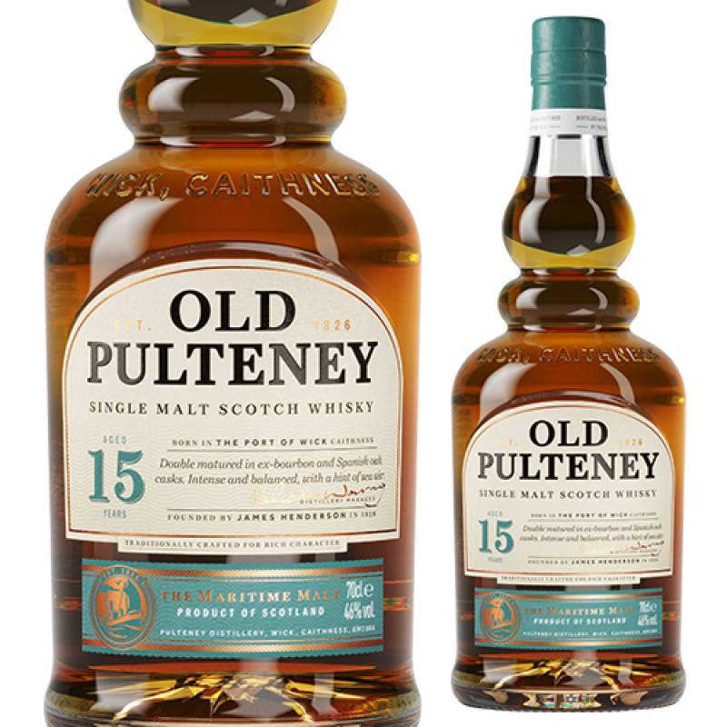 オールドプルトニー 15年 700ml 46度 正規 スコッチ ハイランド シングルモルト ウイスキー 長S