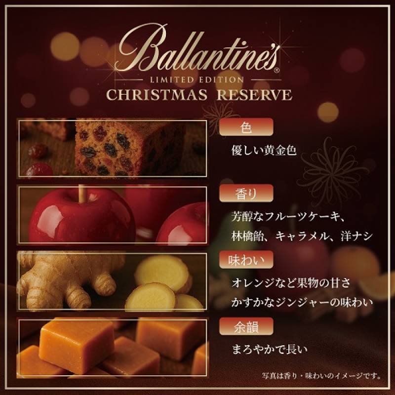 バランタイン クリスマスリザーブ リミテッド エディション 2025 数量