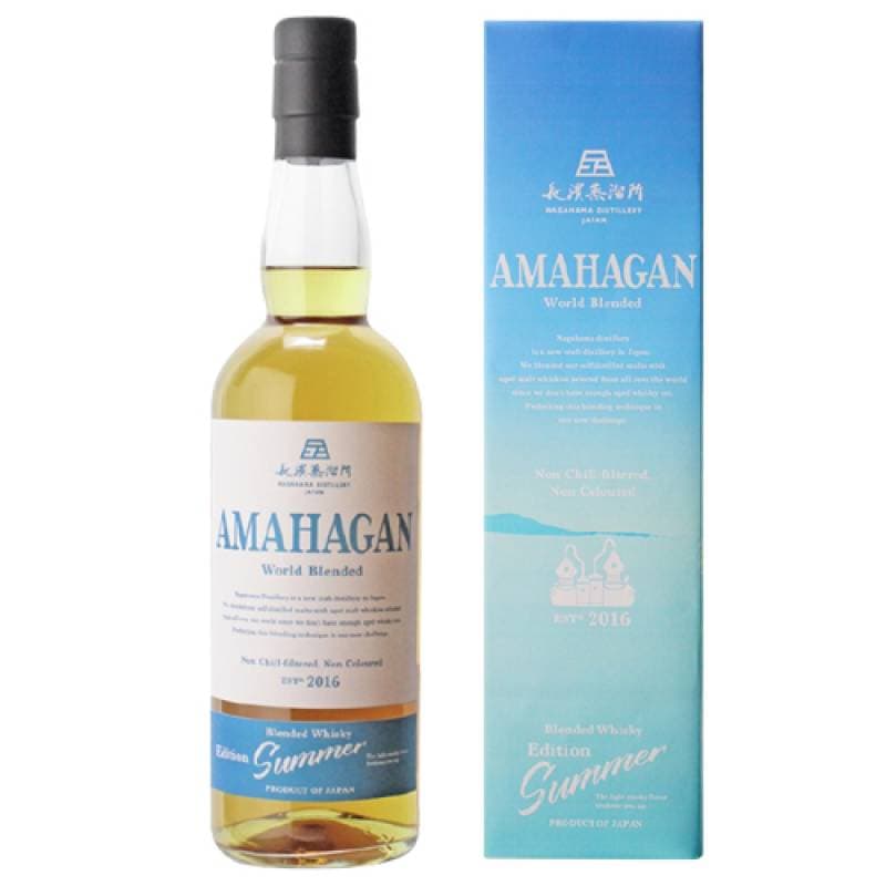 お一人様1本限り　アマハガン ワールドブレンデッド エディションサマー 数量限定 750ml 47度 ブレンデッドウイスキー 箱付 ウイスキー AMAHAGAN 日本 滋賀 長浜 長濱蒸溜所