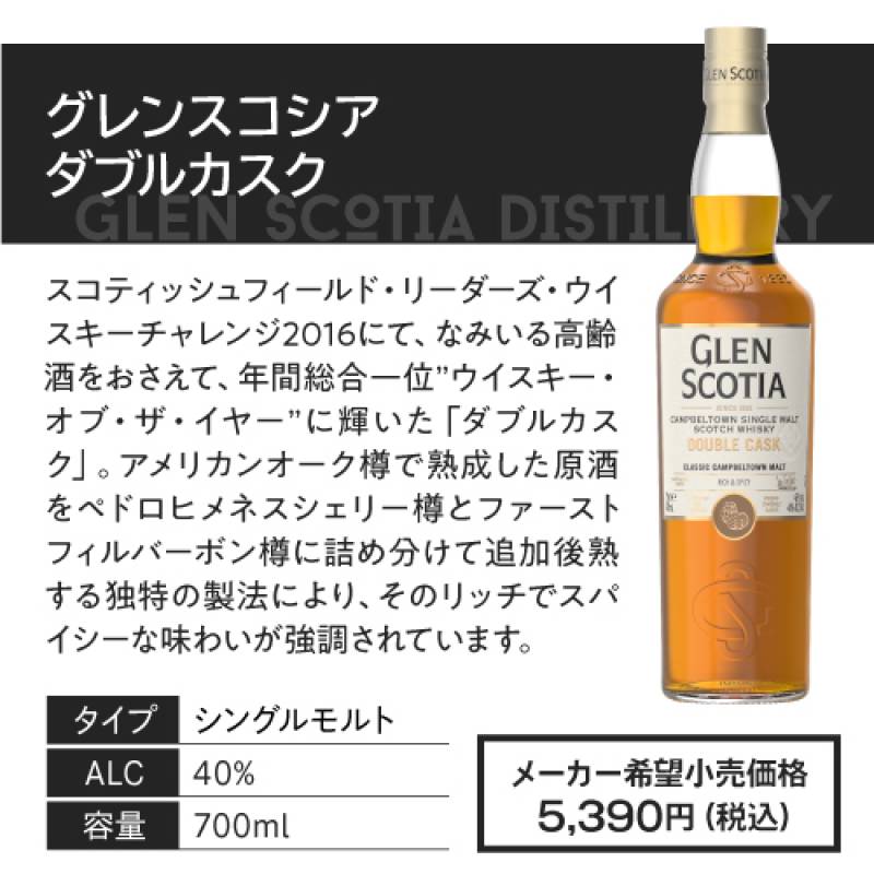 送料無料 グレンスコシア 3本セット 10年 ダブルカスク カンベルタウン