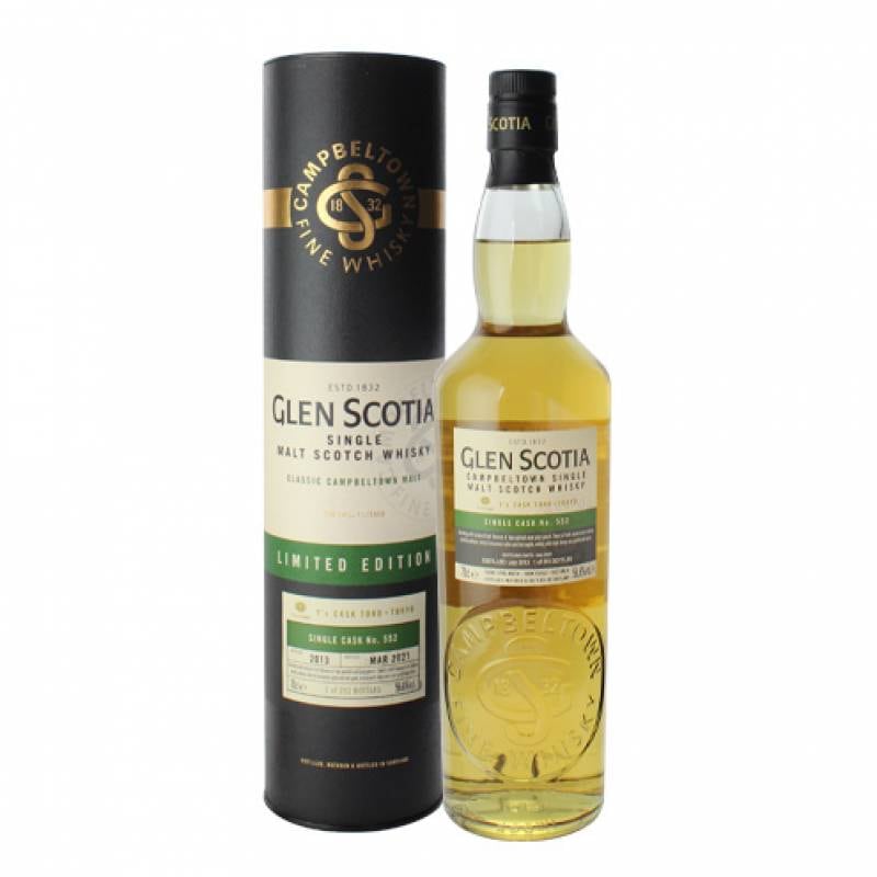 グレンスコシア 1st fill バーボンバレル2013 Y'sカスク 700ml 56.6度 スコッチ キャンベルタウン ウイスキー シングルモルト  カンベルタウン ウィスキー whisky 長S
