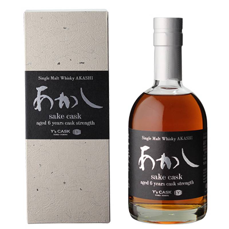 シングルモルトあかし 日本酒カスク 6年 Y'sカスク 500ml 61度 江井ヶ