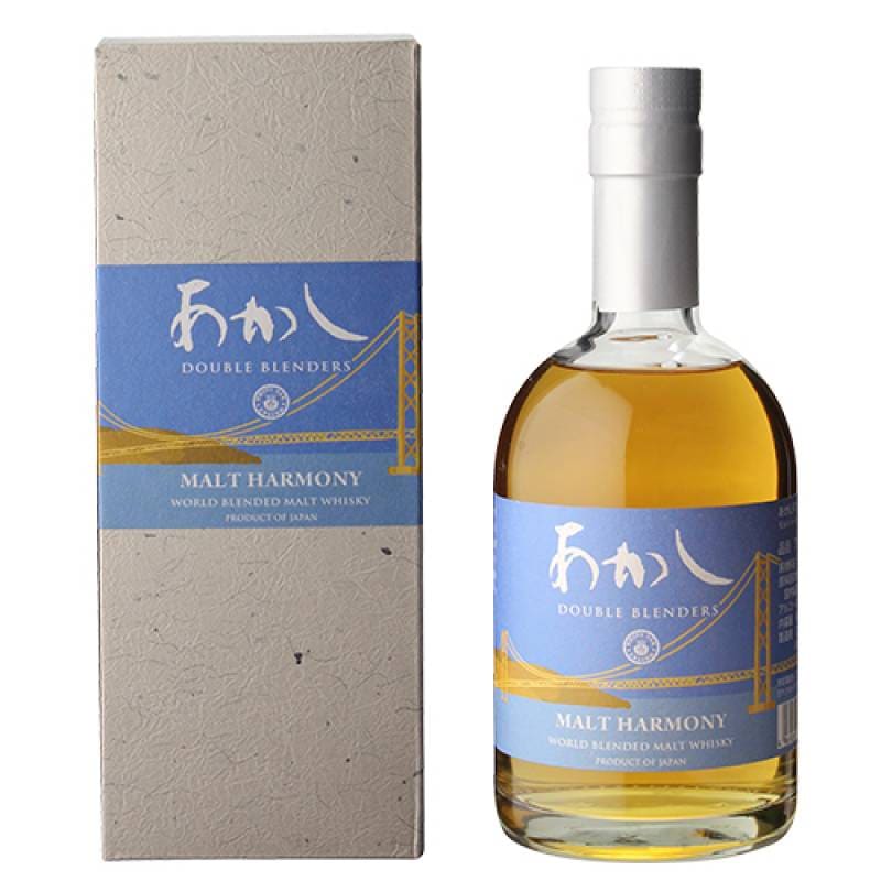 あかし　限定品2本セット　ジャパニーズウイスキー お一人様2本まで あかし ダブルブレンダーズ モルトハーモニー 500ml