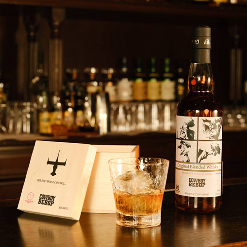 2021/11/30　12時より販売開始　(予約)　お一人様1セット限り　送料無料 オリジナル グラス セット カウボーイビバップ オリジナルブレンデッド ウイスキー 700ml 52度 箱付 長濱蒸溜所 COWBOY BEBOP Original Blended Whisky 虎S　2021/12月下旬～1月中旬発送予定