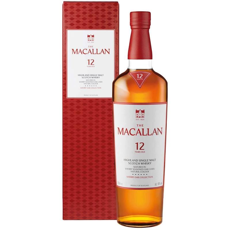 送料無料】 お一人様1セット限り ザ マッカラン 12年 熟成ボトル 4本